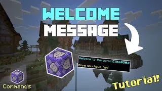 Thumbnail: Welcome Message for New Players Minecraft Bedrock