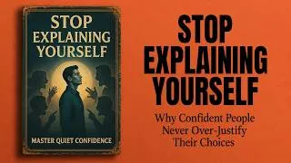 Thumbnail: Stop Explaining Yourself: Why Confident People Never Over-Justify Their Choices to Anyone