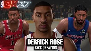 Thumbnail: Derrick Rose Face Creation NBA 2K27