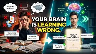 Thumbnail: You’re Studying Wrong | How to Remember More in Less Time for School & Exams