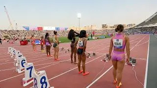 Thumbnail: The Most Epic Women's 100m | Jamaica DOMINATES USA in Back-to-Back Diamond League Races