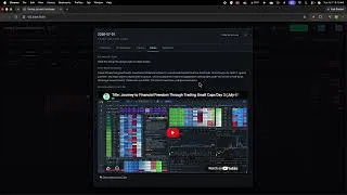 Thumbnail: Title: Journey to Financial Freedom Through Trading Small Caps Day 5 (July-07-2026)