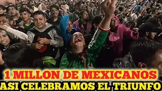 Thumbnail: TRIUNFO DE MEXICO VS ECUADOR 1 MILLON DE MEXICANOS ASI CELEBRAMOS EN EL ANGEL