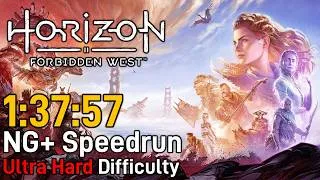 Thumbnail: Horizon Forbidden West Speedrun - NG+ Ultra Hard in 1:37:57