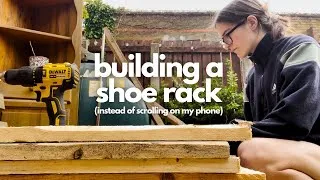 Thumbnail: Building a shoe rack instead of scrolling on my phone