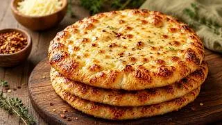 Thumbnail: BETTER THAN PIZZA! High-Protein Cheese Bread in 5 Minutes