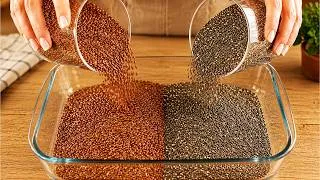 Thumbnail: I haven't bought bread in a year! Just mix chia seeds and flaxseeds - No eggs or flour!