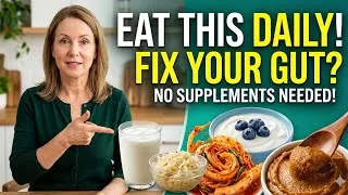 Thumbnail: How to Fix Your Gut Health Naturally After 40 (No Supplements)