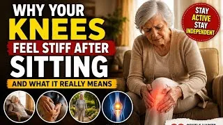 Thumbnail: Why Your Knees Feel Stiff After Sitting (It's Not Just Age) 🦵