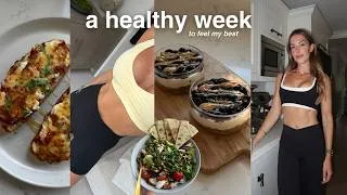 Thumbnail: A HEALTHY WEEK IN MY LIFE | Workouts, Running & Easy High-Protein Recipes