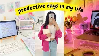 Thumbnail: 72 HR productive study vlog 🌻 exam prep, aesthetic setup, self care & packages 📦