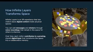 Thumbnail: Infinity Layers - Build Your Stories - Spectacles AWE XR