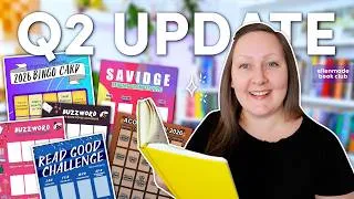Thumbnail: Checking in on my 2026 Reading Goals & Challenges 📚💜 Q2 Update