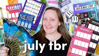 Thumbnail: Reading Challenges Pick My July TBR 📚💜