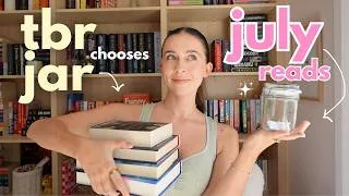 Thumbnail: tbr jar chooses the books i read in july 🍒