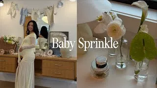 Thumbnail: Prepping for Baby! | nesting vlog, baby sprinkle, setting up our nursery, girl time