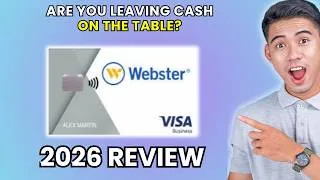 Thumbnail: Webster Bank Max Cash Preferred Card Review 2026 | Worth It or Leave It?