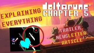 Thumbnail: Analyzing DELTARUNE Chapter 5's Trailer, Newsletter, and Article