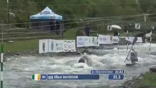 Thumbnail: Canoe Slalom Senior European Championships 2016 - Elliott Davidson