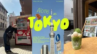 Thumbnail: solo traveling in Tokyo for 48 hours 🗼peak Type B itinerary, stationery at Itoya, matcha, journaling