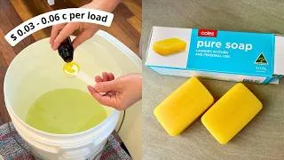 Thumbnail: DIY laundry detergent recipe with store-bought soap bars (my old favourite recipe!)