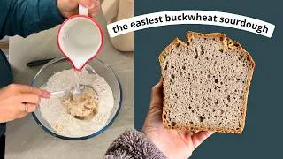 Thumbnail: Buckwheat Sourdough Batter Bread (unique, very easy, no starches, great rise!)