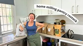Thumbnail: Home milling and wholefoods pantry restock - a trip to Sovereign Foods and freezer organising 🌾