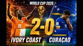Thumbnail: Nicolas Pépé | Ivory Coast 2-0 Curaçao Highlights Ivory Coast vs Curaçao
