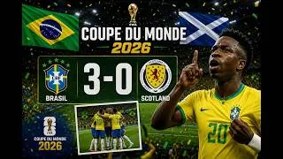 Thumbnail: BRAZIL 3-0 SCOTLAND bresil vs ecosse | Full Match Highlights