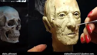 Thumbnail: Portrait Sculpture Training#portrait #sculpture #sfxmakeup #effects #sfxmakeup #painting #mold 