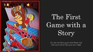Thumbnail: Donkey Kong: The first ever game with a story.