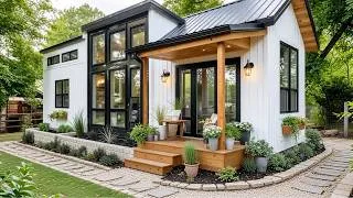 Thumbnail: Best Modern Farmhouse Tiny Houses 2026 | Luxury Small Homes with Elegant Interiors
