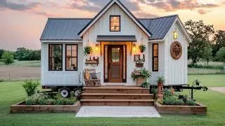 Thumbnail: Step Into Rustic Serenity: The Coziest Farmhouse Tiny House Ever