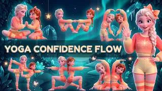 Thumbnail: Yoga Confidence Flow | Yoga for Children | Build Balance with Easy Duo Yoga | Elsa Elittle Yoga