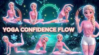Thumbnail: Yoga Confidence Flow | Yoga for Children | Feel Good and Movement Routine | Elsa Elittle Yoga