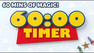 Thumbnail: ⏱️ 60-MINUTE TIMER Pixar Toy Story | Silent Countdown White Background | El Temporizador