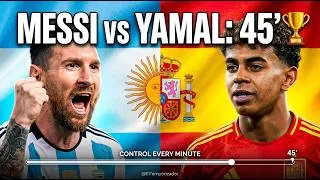Thumbnail: ⚽ 45-MINUTE COUNTDOWN TIMER | Spain Champion (Lamine Yamal vs. Messi) | El Temporizador