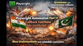 Thumbnail: Playwright Part 11Callback Functions in JavaScript Synhcronous vs Asyncronous CallBacks#callbacks