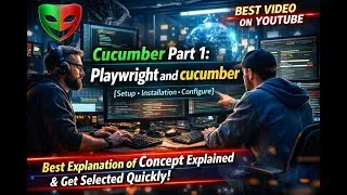 Thumbnail: Part 1| Playwright with JavaScript + Cucumber Framework 🔥 Full Setup | Install | Configure (2026)