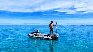 Thumbnail: Hunting Food SOLO In Deep Remote Ocean - EAT WHAT I CATCH  