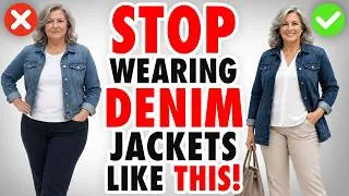 Thumbnail: Over 50  Here’s How to Wear DENIM JACKETS Like an ELEGANT Woman!