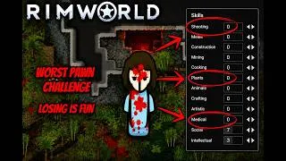 Thumbnail: Can the worst pawn imaginable survive RimWorld on Losing Is Fun?