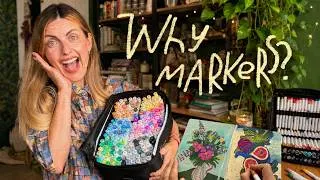 Thumbnail: Giving Markers Another Chance ✨ Ohuhu Acrylic & Alcohol Markers Honest Artist Review