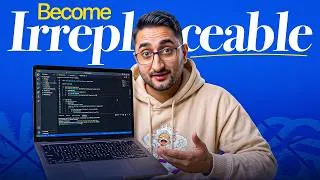 Thumbnail: AI Is Replacing Developers. Learn These 4 Skills ASAP