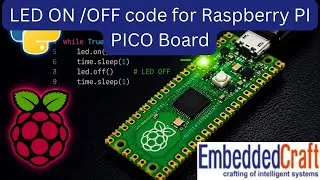 Thumbnail: LED access code of Raspberry PI Pico  board