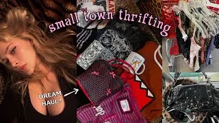 Thumbnail: I went thrifting through small towns for my DREAM closet (INSANE haul) 