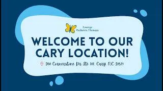 Thumbnail: Welcome to Emerge Pediatric Therapy | Cary, NC Clinic Tour