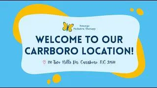 Thumbnail: Welcome to Emerge Pediatric Therapy | Carrboro, NC Clinic Tour