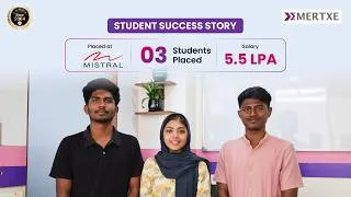Thumbnail: Success Story | 3 Emertxe Students Placed at Mistral after Embedded Systems Course