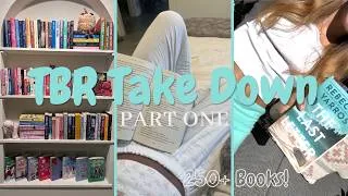 Thumbnail: My 250+ Book TBR Is Getting Out of Hand… | TBR Takedown Ep. 1